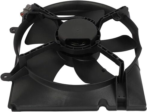 Radiator Cooling Fan Assembly Compatible with 2002-2005 for Kia for Sedona 3.5L, Black Radiator Fan Direct Fit Replacement for Engine Cooling Fan in Saudi Arabia