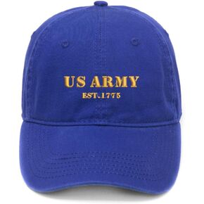Army Est 1775 Embroidered Mens Baseball Cap Cotton Washed Baseball Hat in Saudi Arabia
