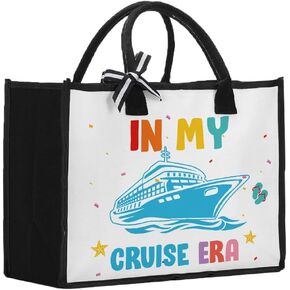 Boat Tote Bag for Women Cruise Lover Gift for Women Essentials for Cruise Lovers Ship Lover Shopping Travel Gym Weekender Vacation Canvas Bags in Saudi Arabia