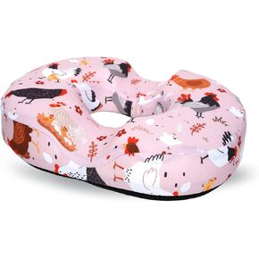 Donut Pillow for Hemorrhoids Seat Cushion for Tailbone Pain Relief - Blue Home Office Chair Cushion for Long Sitting Work - Memory Foam Car Seat Cushions for Driving Butt Pain Pressure in Saudi Arabia