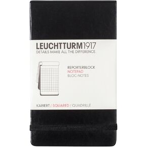 LEUCHTTURM1917 - Pocket Notepad A6-184 Ruled Micro-Perforated Pages, Black in Kuwait