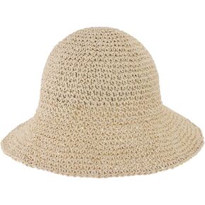 Oweisong Straw Hats for Women Summer Floppy Sun Beach Hat Trendy Wide Brim Boho Crochet Hats for Vacation Travel in Saudi Arabia