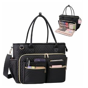 حقيبة حمل للممرضات للنساء، حقيبة كمبيوتر محمول للعمل، مع حقيبة جيب معزولة للمكتب والكلية والتمريض. in Kuwait