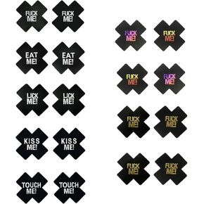 Black Nipple Covers Disposable Pasties 9 Pairs in Kuwait