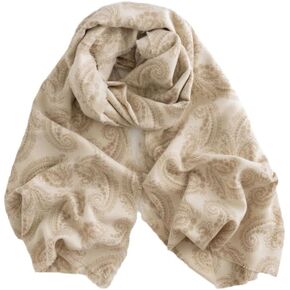 Classic Women Paisley Long Scarf Thin Cashmere Feel Scarves Spring Fall Wraps Winter Neck Warm Shawl 25X75 in in Kuwait