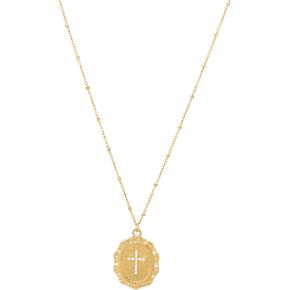 West Angel Cross Medallion Necklace in Saudi Arabia