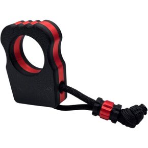 EDC Tactical Knuckle Keychain, Black with Metalic Silk Accent 3D Printed with Paracord Lanyard and Matching Bead in Kuwait