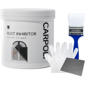 2-in-1 Rust Converter, Rust Inhibitor Paint for Metal, Ultra Automotive Rust Reformer & Seal, Long-Lasting Rust Preventative Coating(17.5 Oz, White) in Saudi Arabia