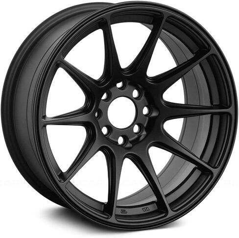 عجلات XXR 527 18 X 8.75 نمط الترباس 5-100/5-4.5، الإزاحة: 35 أسود مسطح 73.1 ملم تجويف المحور in Kuwait