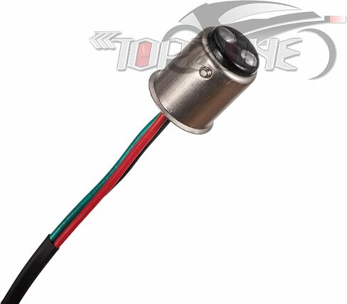 Fit Kawasaki 2006-2024 Vulcan 900 Classic LT/Vulcan 900 Custom/Vulcan 900 Classic; LED Rear Lamp Brake Tail Light +Integrated Turn Signal Function (Smoke Color) in Kuwait