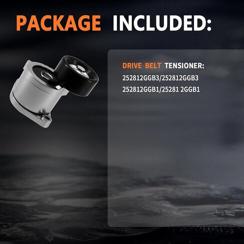 Belt Tensioner Fit for Kia Optima/Sorento 2016-2020, Sportage 2017-2020, for Hyundai Tucson 201-2020, Sonata 2015-2019, Santa Fe 2019-2020, Santa Fe Sport 2017-2018, OE# 252812GGB3 in Saudi Arabia