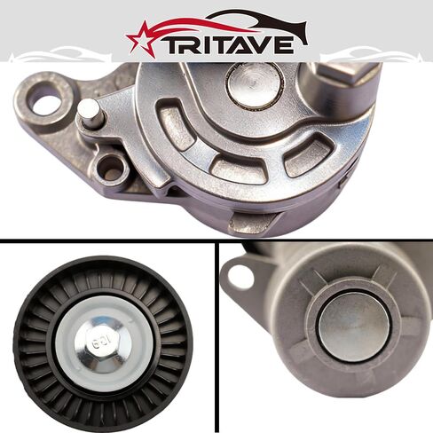 مجموعة شداد الحزام مع بكرة متوافقة مع Nissan Altima 2013-2018، Rogue 2014-2020،2.5L، OE# 119553TA0B،19553TA0A in Kuwait