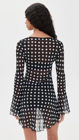 The Britain Dress in Black & White Dot in Saudi Arabia