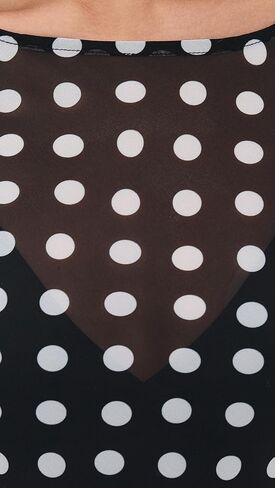 The Britain Dress in Black & White Dot in Saudi Arabia