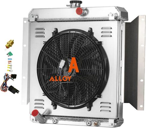 ALLOYWORKS 4 Row Radiator Shroud Fan Relay Kit For 1961-1969 Dodge D100 Pickup 2.8L 3.7L V8 Engine, OEM CU6169 in Saudi Arabia