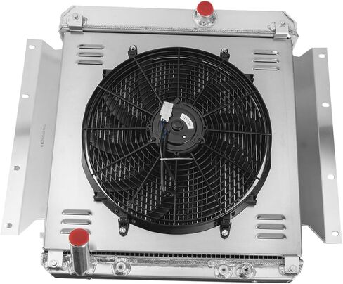 ALLOYWORKS 4 Row Radiator Shroud Fan Relay Kit For 1961-1969 Dodge D100 Pickup 2.8L 3.7L V8 Engine, OEM CU6169 in Saudi Arabia