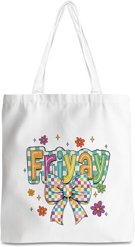 هدايا رحلة نهاية الأسبوع للفتيات المضحكة لصالح Friyay حقيبة حمل لعيد الأم وعيد الميلاد وعيد الحب وعيد الشكر وهدايا شكر للنساء والأصدقاء والأخت والأم وحقيبة تسوق للسفر على الشاطئ in Saudi Arabia