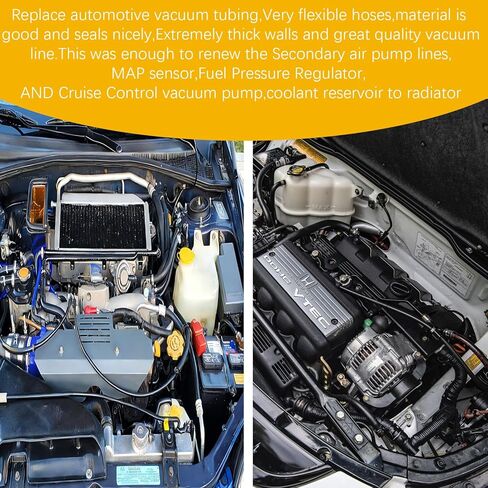 خرطوم أنابيب تفريغ من السيليكون عالي الحرارة بطول 5 أقدام مقاس 3.5 مم معرف أسود، خرطوم تبديل الضغط مقاس 60 بوصة (60 رطل لكل بوصة مربعة للضغط الأقصى) in Kuwait