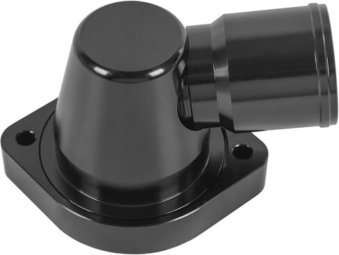 علب ترموستات دوارة من البليت برقبة مائية 90 1.5 بوصة أسود متوافق مع محرك GM LS LS1 LS2 LS3 LS7 LS9 LSA L76 L92 in Saudi Arabia
