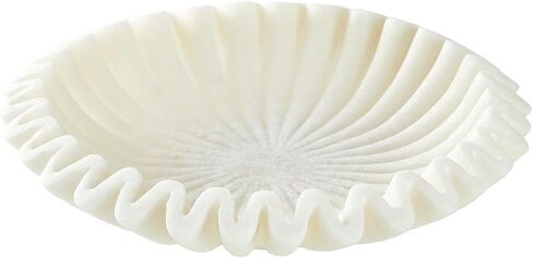 وعاء ديكور رخامي، أوعية حرفية حديثة لديكور المنزل، وصينية مجوهرات، ووعاء فواكه مزخرف لمنضدة المطبخ، ووعاء مفاتيح أنيق، وصينية زينة عيد الميلاد. in Kuwait