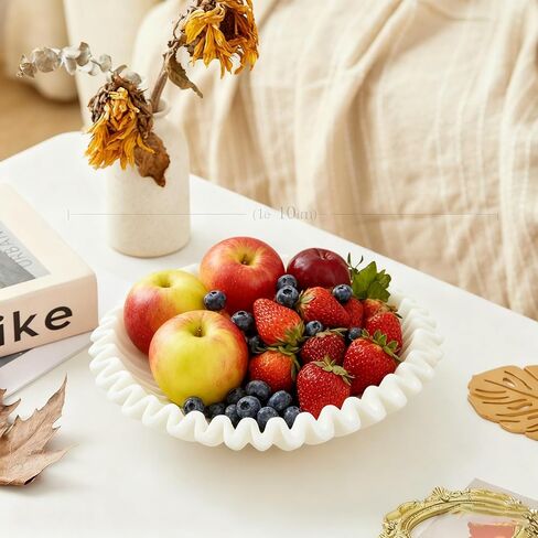 وعاء ديكور رخامي، أوعية حرفية حديثة لديكور المنزل، وصينية مجوهرات، ووعاء فواكه مزخرف لمنضدة المطبخ، ووعاء مفاتيح أنيق، وصينية زينة عيد الميلاد. in Kuwait