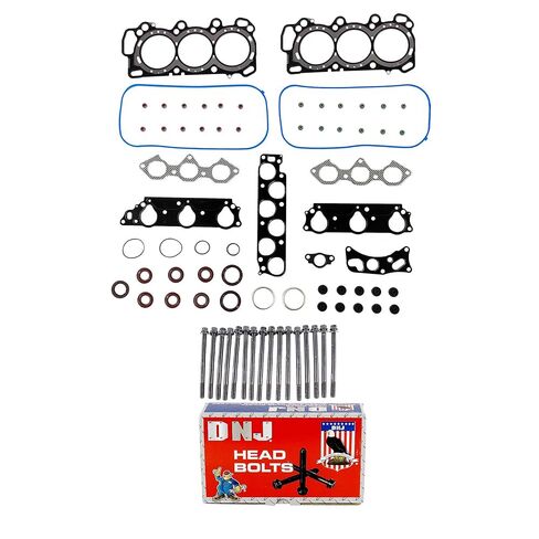 DNJ HGB262 Cylinder Head Gasket Set with Head Bolt Kit for 1999-2001 Honda Odyssey 3.5L 3474cc V6 SOHC in Saudi Arabia