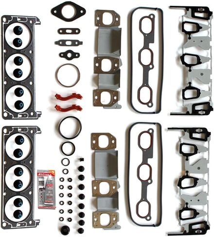 مجموعة حشيات الرأس مناسبة لبويك لموعد شيفروليه لماليبو لبونتياك G6 3.5L V6 OHV VIN 8 2004-2007 مجموعة جوانات رأس محرك السيارات in Kuwait