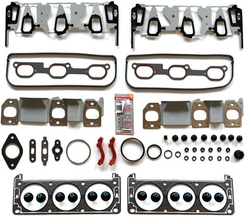 مجموعة حشيات الرأس مناسبة لبويك لموعد شيفروليه لماليبو لبونتياك G6 3.5L V6 OHV VIN 8 2004-2007 مجموعة جوانات رأس محرك السيارات in Kuwait