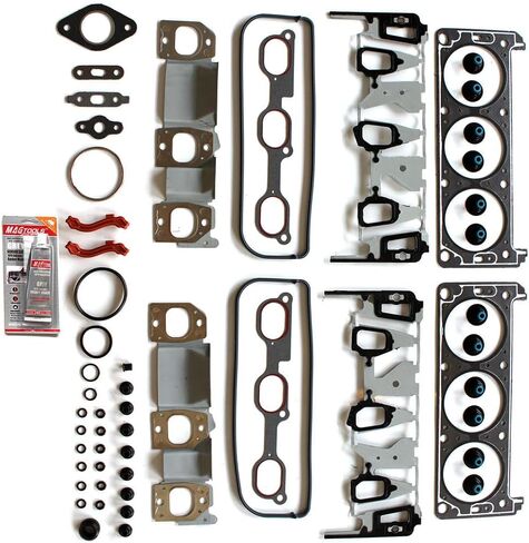 مجموعة حشيات الرأس مناسبة لبويك لموعد شيفروليه لماليبو لبونتياك G6 3.5L V6 OHV VIN 8 2004-2007 مجموعة جوانات رأس محرك السيارات in Kuwait