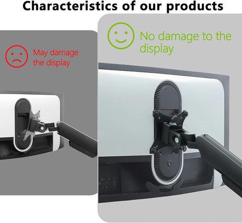 AW2725DM VESA Mount Adapter Compatible with Alienware 25" 27" 32" 34"Monitor(Fit AW2523HF,AW2725DF,AW2725QF,AW3225DM,AW3225QF,AW3425DW,AW3423DWF,AW3425DWM)–75x75 to 100x100 VESA Mount Adapter Bracket in Saudi Arabia