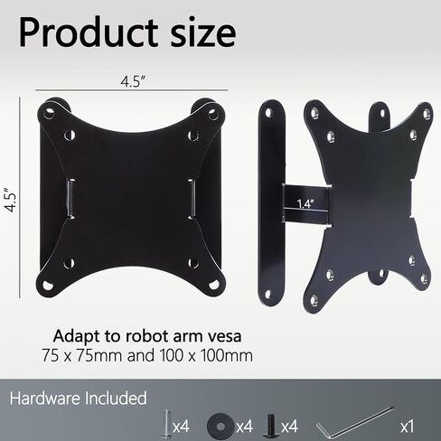 AW2725DM VESA Mount Adapter Compatible with Alienware 25" 27" 32" 34"Monitor(Fit AW2523HF,AW2725DF,AW2725QF,AW3225DM,AW3225QF,AW3425DW,AW3423DWF,AW3425DWM)–75x75 to 100x100 VESA Mount Adapter Bracket in Saudi Arabia