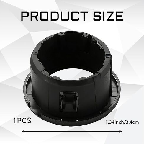 Cigarette Lighter Mounting Ring Bezel 4793555AB 4793555 for Chrysler Dodge Ram Challenger Charger Jeep Grand Cherokee, Plastic Cigarette Holder Ring Replacement with Inner Power Outlet Rings in Saudi Arabia