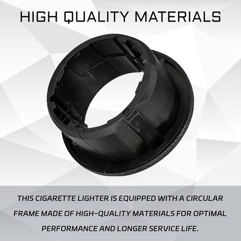 Cigarette Lighter Mounting Ring Bezel 4793555AB 4793555 for Chrysler Dodge Ram Challenger Charger Jeep Grand Cherokee, Plastic Cigarette Holder Ring Replacement with Inner Power Outlet Rings in Saudi Arabia