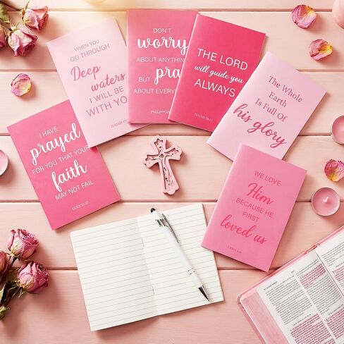 LemonSecret 30 جهاز كمبيوتر شخصى الوردي هدية المسيحية السائبة يسوع الكتاب المقدس مجلة الآية الدينية الدفاتر ملهمة الكنيسة الصلاة مجلة للنساء الكنيسة هدية حزب تفضل جوائز المدرسة (الوردي) in Saudi Arabia