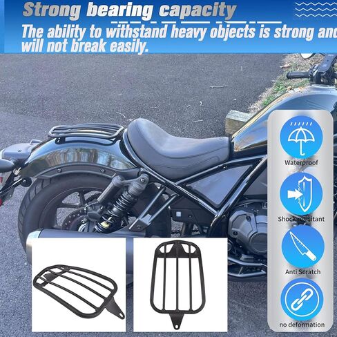 Solo Rear Carrier Luggage Rack Support Shelf Compatible with HO&N&DA Rebel CMX 1100 CMX1100T Accessories 2021 2022 2023 2024 2025 Cargo Rack Rear Top Case Carrier in Saudi Arabia
