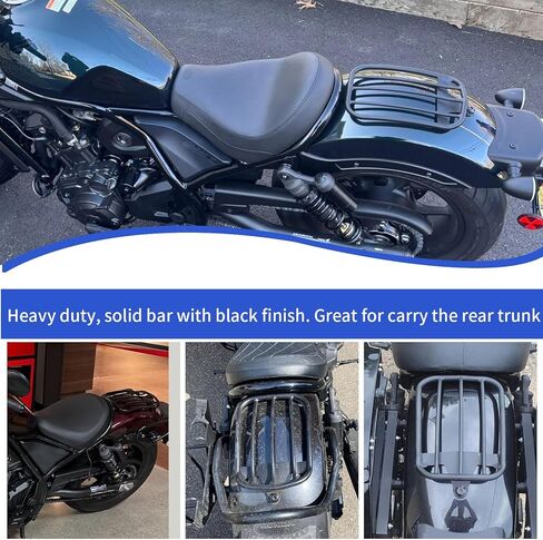 Solo Rear Carrier Luggage Rack Support Shelf Compatible with HO&N&DA Rebel CMX 1100 CMX1100T Accessories 2021 2022 2023 2024 2025 Cargo Rack Rear Top Case Carrier in Saudi Arabia