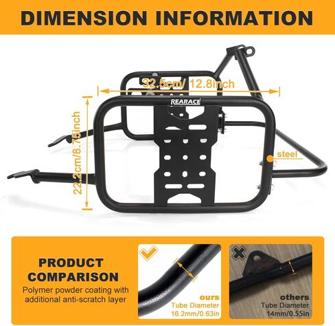 Motorcycle Saddlebag Support Racks Fit for Husqvarna Norden 901 2022 2023 2024 2025 Motorcycle Pannier Racks Side Carrier in Saudi Arabia