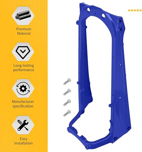 M MATI Aluminum Blue Sub Frame & Bolts for Yamaha Rapto-r 700 YFM700 YFM700R 2006-2024 1S3-21190-08-00 in Saudi Arabia
