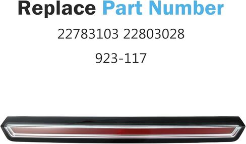 ضوء الفرامل الثالث لسيارة GMC Yukon Yukon XL Cadillac Escalade Escalade ESV 2015 2016 2017 2018 2019 2020 15 16 17 18 19 20 ضوء الفرامل الثالث، ضوء توقف مركزي مرتفع 923-117 in Kuwait