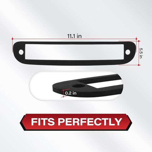 قطعتان من حشية ختم ضوء الفرامل الثالثة، متوافقة مع 1999-2016 F250 F350 F450 F550 Super Duty Ranger حشية ضوء إيقاف عالية، لاصق من جانب واحد in Kuwait