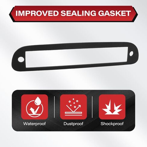 قطعتان من حشية ختم ضوء الفرامل الثالثة، متوافقة مع 1999-2016 F250 F350 F450 F550 Super Duty Ranger حشية ضوء إيقاف عالية، لاصق من جانب واحد in Kuwait