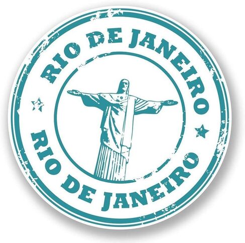Rio de Janeiro Round Metal 0.75" Lapel Pin Hat Shirt Pin Tie Tack Pinback in Saudi Arabia
