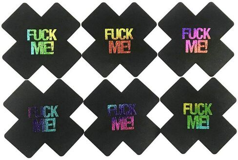 Black Nipple Covers Disposable Pasties 9 Pairs in Kuwait