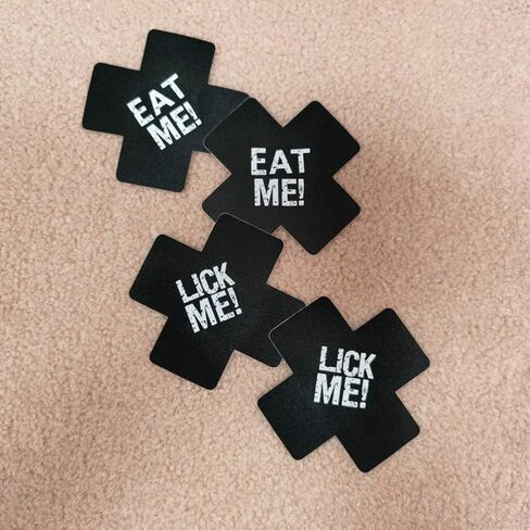 Black Nipple Covers Disposable Pasties 9 Pairs in Kuwait