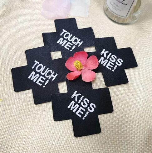 Black Nipple Covers Disposable Pasties 9 Pairs in Kuwait