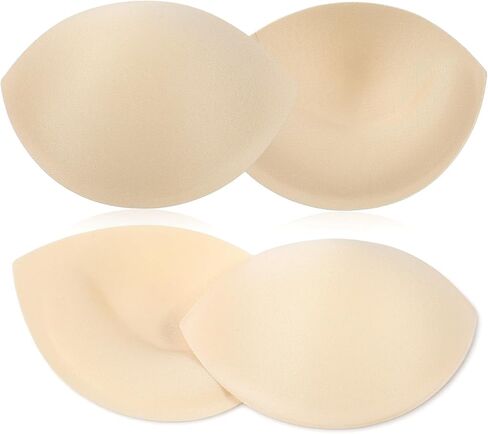 DOEPSNPI 2Pair Bra Inserts Pads, Removable Breast Enhancers Push Up Sponge Bras Sponge Bras Padding forA/B Cup in Saudi Arabia