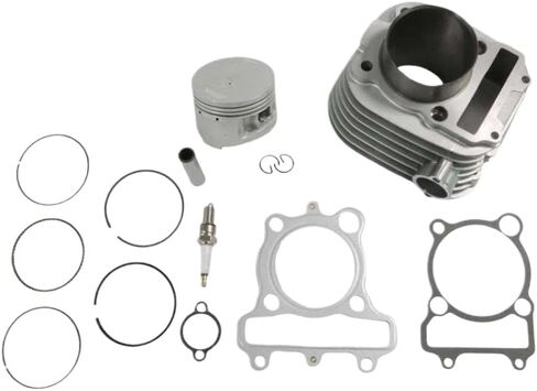 طقم رأس أسطوانة المكبس 70 مم متوافق مع أجزاء المحرك XT225 TTR225 TTR230 مكونات المحرك أجزاء جسم الأسطوانة in Saudi Arabia