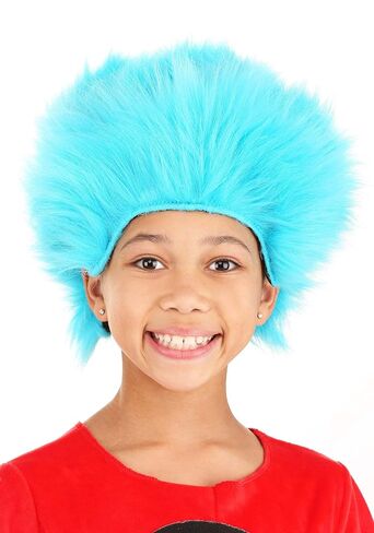 elope Dr. Seuss Thing 1 & Thing 2 Plush Costume Wig for Kids in Saudi Arabia