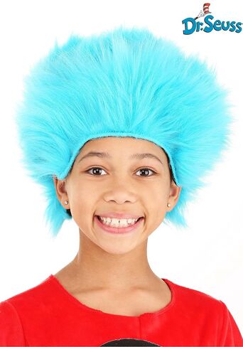 elope Dr. Seuss Thing 1 & Thing 2 Plush Costume Wig for Kids in Saudi Arabia
