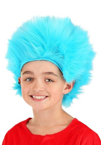 elope Dr. Seuss Thing 1 & Thing 2 Plush Costume Wig for Kids in Saudi Arabia